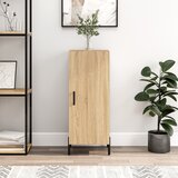 vidaXL Komoda sonoma hrast 34,5x34x90 cm inženirski les Cene