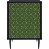 Noćni ormar GELEEN Crni hrast 36 x 33 x 51 cm Konstruirano drvo | shoptok.hr