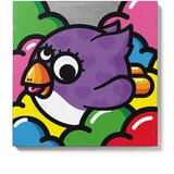 Lyon Béton Betonska stenska poslikava Volante Violette, 50 x 50 cm Cene