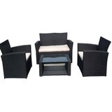 Tarrington House Baštenska garnitura Branford crna | ePonuda.com