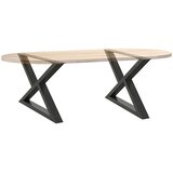  Noge za klub stolić 2 kom. antracit 70 x (42-43,3) cm čelik | shoptok.hr
