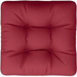  Jastuk za palete crvena boja vina 60 x 60 x 12 cm od tkanine | Eponuda.com