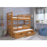 ADRK Troslojna otroka postelja HIPPO 87 cm - ALDER | Shoptok.si