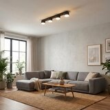 Brilagi LED RGB prigušiva ugradna spot svetiljka MONO 4xGX53/14W/230V Wi-Fi Tuya crna | Eponuda.com