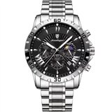  Moška ura POEDAGAR RQ - 41332 - Črna / Srebrna KP41332 | Shoptok.si