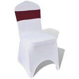  25 Bordo Rastezljivih Dekorativnih Traka za Stolice s Dijamantnom Kopčom | shoptok.hr