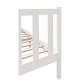  Posteljni okvir bel iz borovine 140x190 cm, (20643145) | Shoptok.si