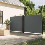 vidaXL Zložljiva stranska tenda antracitna 180x600 cm | Shoptok.si