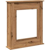 vidaXL Okvir za kamin artisan hrast 75x20x87,5 cm inženirski les | Shoptok.si