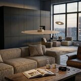  Luster na sajli PIATTO 1xGX53/15W/230V, prečnik 55 cm, bež | Eponuda.com
