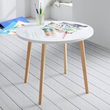 Bessagi Kids Otroška Miza Tibby, Bela, Bukev, Premer 60cm | Shoptok.si
