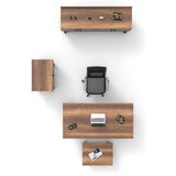 Woody Fashion hanah home set kancelarijskog nameštaja Mn09-Ba | ePonuda.com