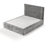 Maison de Rêve Sivi tapecirani bračni krevet s prostorom za odlaganje 200x200 cm Mavel – | shoptok.hr