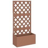  Sadilice s rešetkom 2 kom smeđe 65 x 33 x 135 cm WPC | shoptok.hr