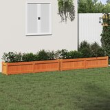 Maison Chic Vrtno cvetlično korito - Cvetlični Lonec 2 kosa voščeno rjava trdna borovina, (21789539) | Shoptok.si