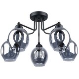  Sollux SL.1145 - Luster na štapu FILLAN 5xE27/60W/230V crni | Eponuda.com