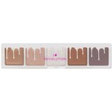 REVOLUTION MAKE UP i Heart paleta senki mini chocolate White Vanilla Cream 5.5g cene