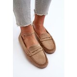 EVENTO Classic Women's Suede Moccasins Dark Beige Glimris | Eponuda.ba