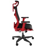 Genesis Gaming / pisarni&#353;ki stol ASTAT 700, ergonomski, tehnologija PureFlowPLUS&amp;#8482;, konstrukcija ExoBase&amp;#8482;, kolesa CareGlide&amp;#8482;, nastavljiva vi&#353;ina / naklon, črn-rdeč | Shoptok.si