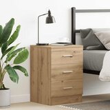  Noćni ormarić Artisan hrast 38x35x55 cm izrađeno drvo | shoptok.hr