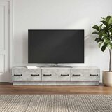 TV ormar Betonska siva 147 x 34,5 x 27 cm Konstruirano drvo | Eponuda.com