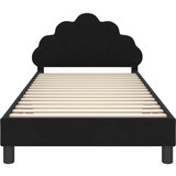  Otroški posteljni okvir z vznožjem Črna 90 x 200 cm Žamet, (5000104812) | Shoptok.si