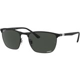 Ray-ban Chromance Collection RB3686 186/K8 Polarized ONE SIZE (57) Črna/Siva Cene
