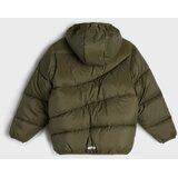 Sinsay Pamučna puffer jakna s kapuljačom i reflektirajućim detaljima | shoptok.hr