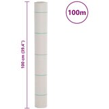 vidaXL Opna protiv korova bijela 1 x 100 m PP | shoptok.hr