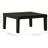  Sedežna garnitura 4-delna z blazinami plastika siva | Shoptok.si