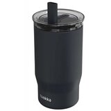 NOBRAND Quokka, Termo steklenica 720ml, model Mist z vgrajeno slamico, Črna, (5000073834) | Shoptok.si