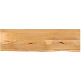 vidaXL Mizna plošča z naravnim robom 100x20x3,8 cm trden mangov les, (21411624) | Shoptok.si