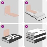  Lebdeća polica s policom 24 pcs Ružičasta 6 x 10,8 x 6,6 cm | shoptok.hr