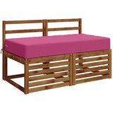  Jastuk za sjedalo SOEST 100% poliester Ružičasta - Ružičasta 120 x 80 x 15 cm Poliester | shoptok.hr