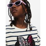 Desigual Sweater majica 'Minnie Mouse' miks boja / bijela | shoptok.hr