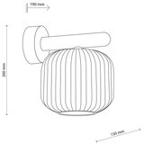  Zidna lampa SALVIA 1xE14/10W/230V braon/dimljeno braon | Eponuda.com