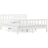  Za krevet od masivnog drva bijeli 120 x 200 cm | shoptok.hr