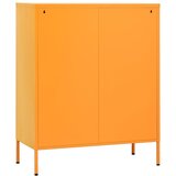 Ormarić za pohranu žute boje senfa 80x35x101,5 cm čelik | shoptok.hr
