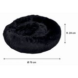 Love Story Crni krevet za pse ø 75 cm – | shoptok.hr