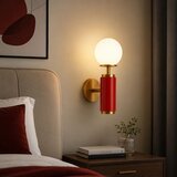 Opviq zidna lampa Moira-20201-F, 1 × E27, crvena Cene