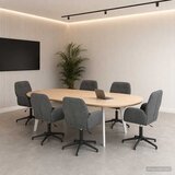  Okretne radne stolice 6 kom. 54 x 55 x 90 cm Tamnosiva Baršun Cijene