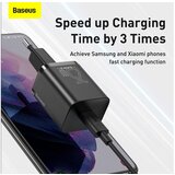 Baseus Super Si brzi punjaš+ C-tip C-tip kabel, 25 W, 1m, crna | shoptok.hr