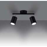  Sollux SL.1127 - Spot svetiljka LEMMI 2xGU10/40W/230V crna | Eponuda.com