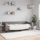 Dnevni krevet smeđesivi 80 x 200 cm od tkanine | shoptok.hr