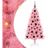 Božićno drvce s 150 LED svjetlima Ružičasta 150 cm PVC | Eponuda.com