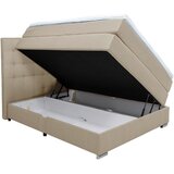 Boxxx BOXSPRING POSTELJA 120 cm x 200 cm , tekstil bež | Shoptok.si