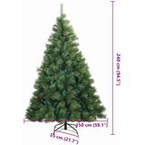  Umjetno božićno drvce s nogom Zelena 240 cm PVC, čelik Slike