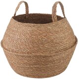  Saksija za biljke s ručkama Prirodna Ø 45 x 36 cm | shoptok.hr