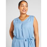 Only Carmakoma Obleka 'LAURA' moder denim | Shoptok.si