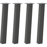  Noge za konzolni stol 4 kom. antracit 72 cm čelik | shoptok.hr